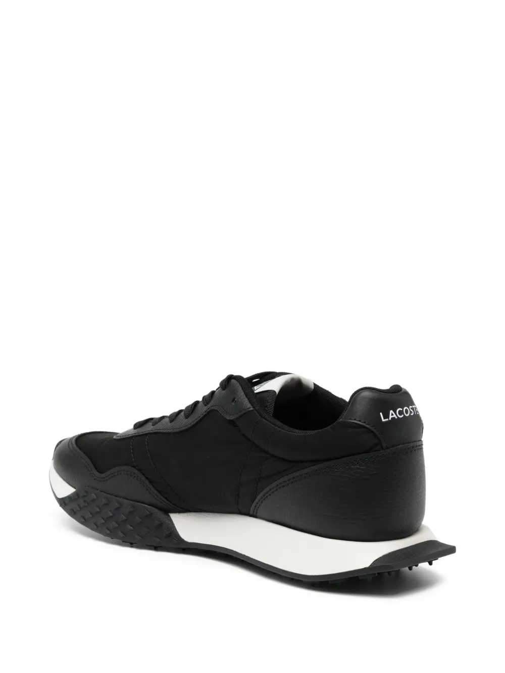 Lacoste Sneakers met geborduurd logo Zwart