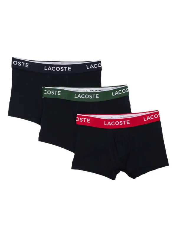 Lacoste ロゴ ボクサーパンツ 3枚組 | ブルー | FARFETCH JP