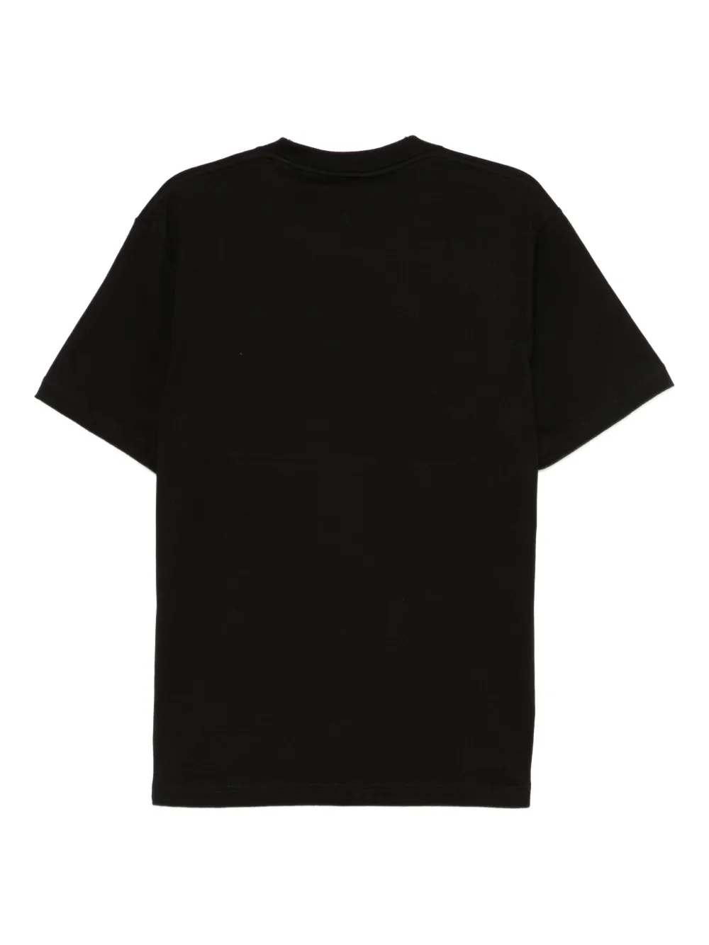 Lacoste Katoenen T-shirt met logo-applicatie - Zwart