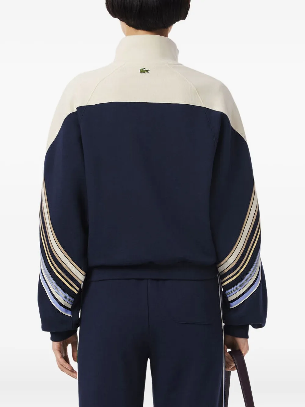 Lacoste Sweater met logopatch Blauw