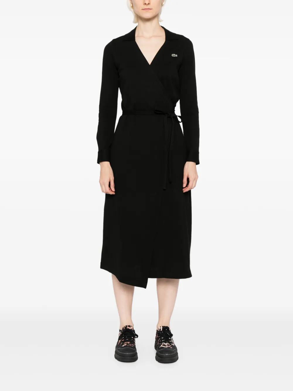 Lacoste logo-patch dress | Day Dresses | Image 2