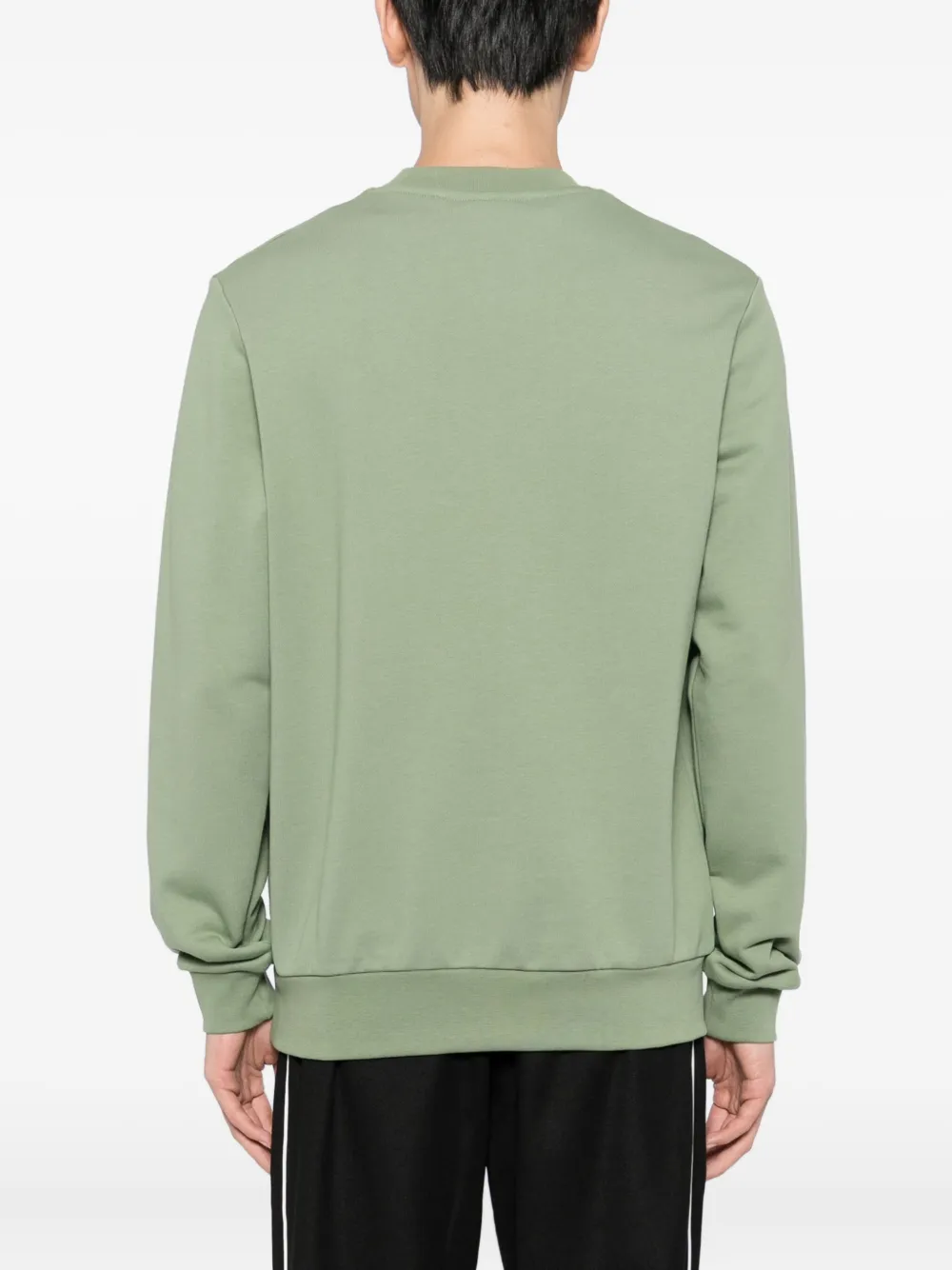 Lacoste Logo-patch Sweatshirt In Green