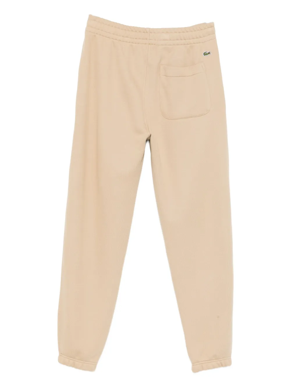 Lacoste logo-debossed track pants Beige