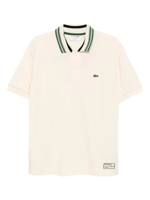 Lacoste logo-embroidered polo shirt