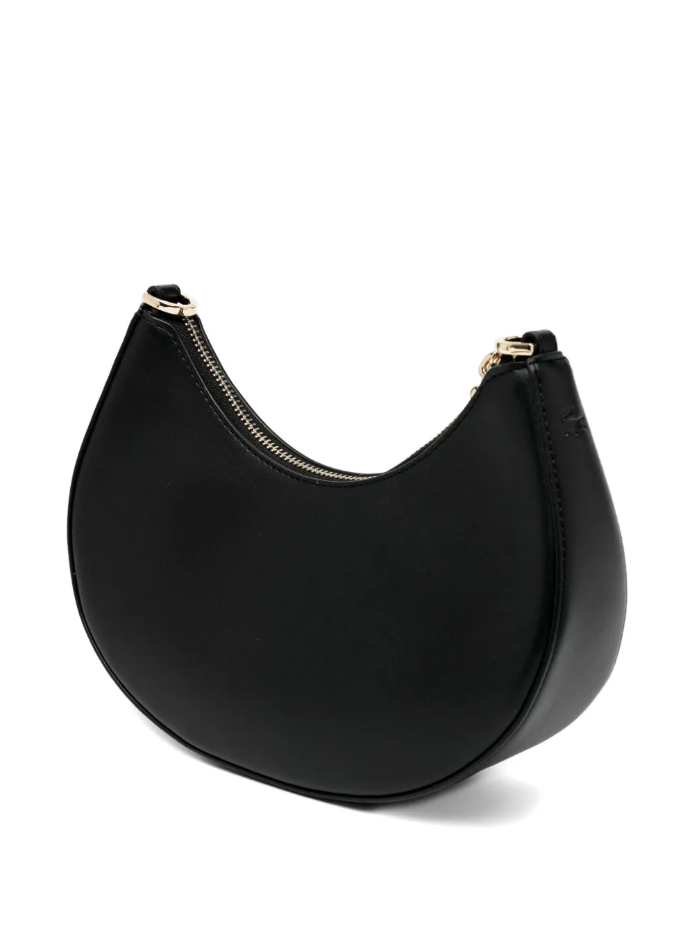 Lacoste Halvemaanvormige tas met logo-applicatie Zwart