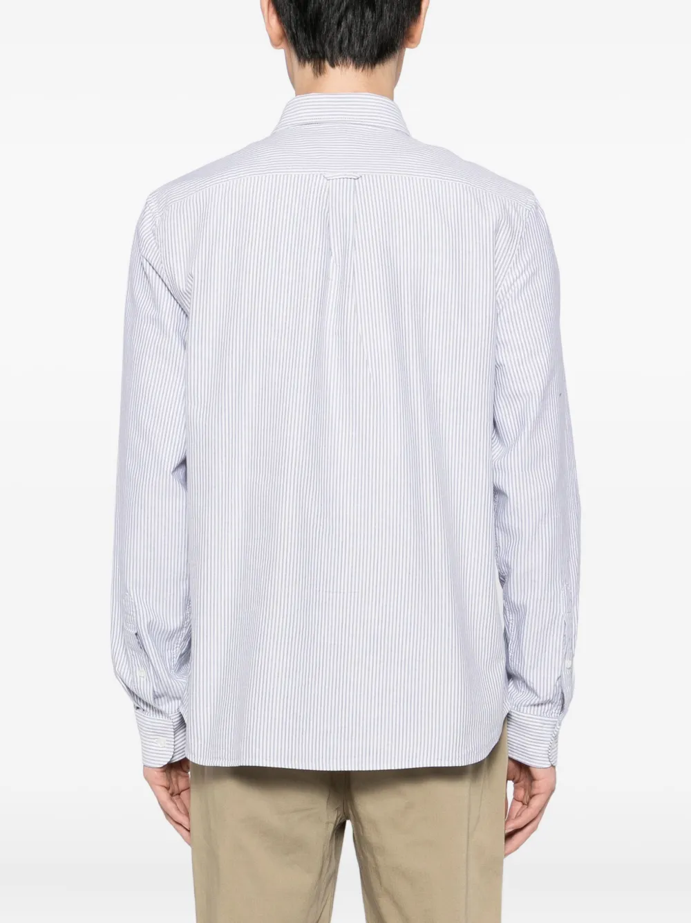 Lacoste Overhemd met logopatch Wit