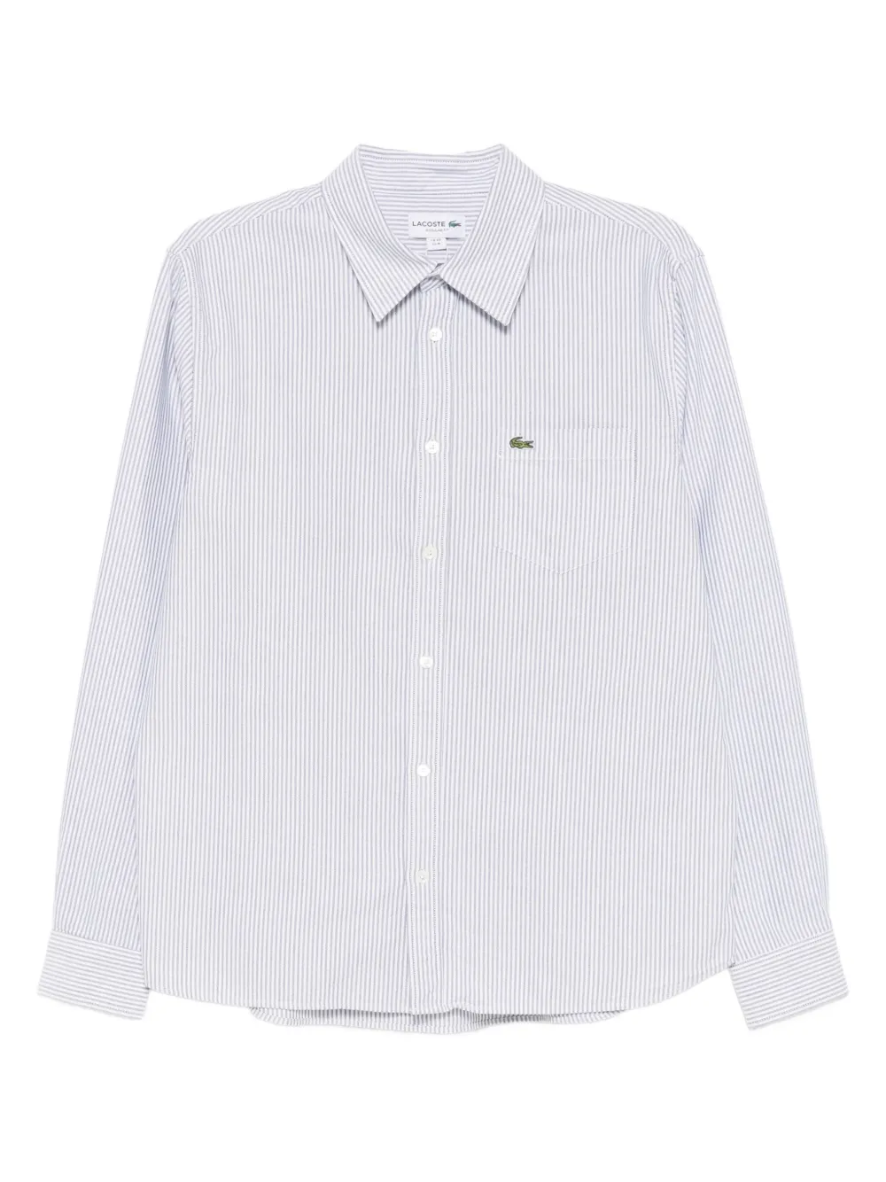 Lacoste Overhemd met logopatch Wit
