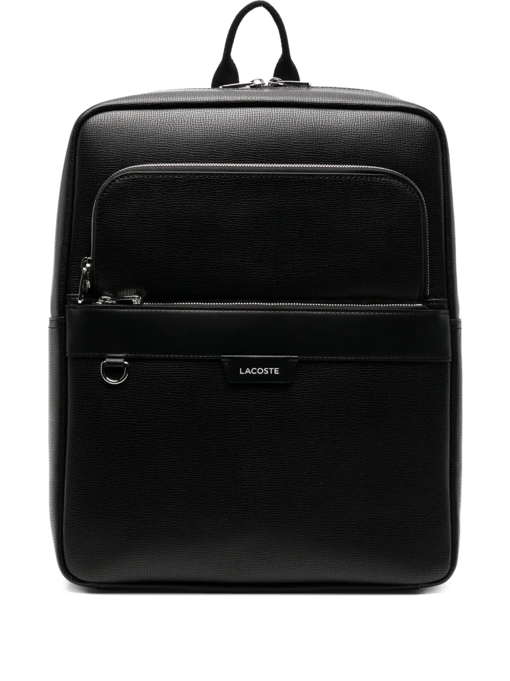 Lacoste Leren rugzak Zwart