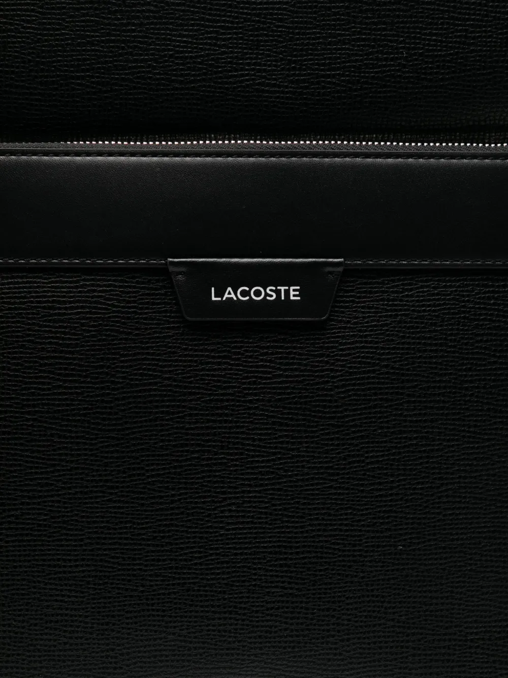 Lacoste Leren rugzak Zwart