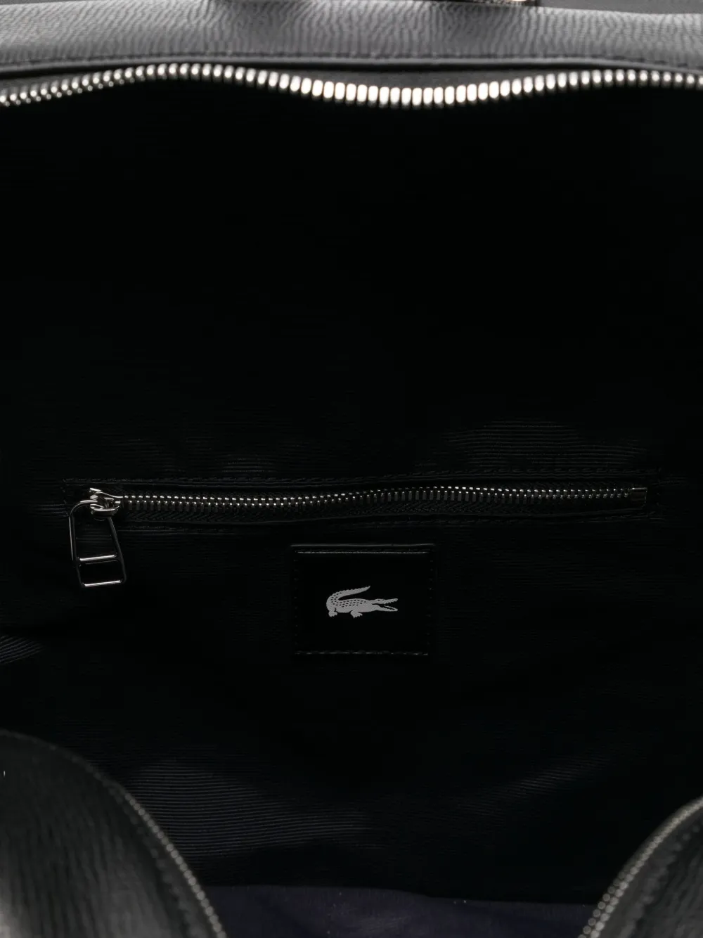 Lacoste Leren rugzak Zwart
