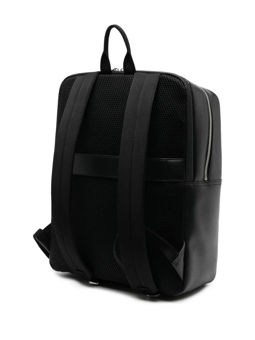 Lacoste Leren rugzak Zwart