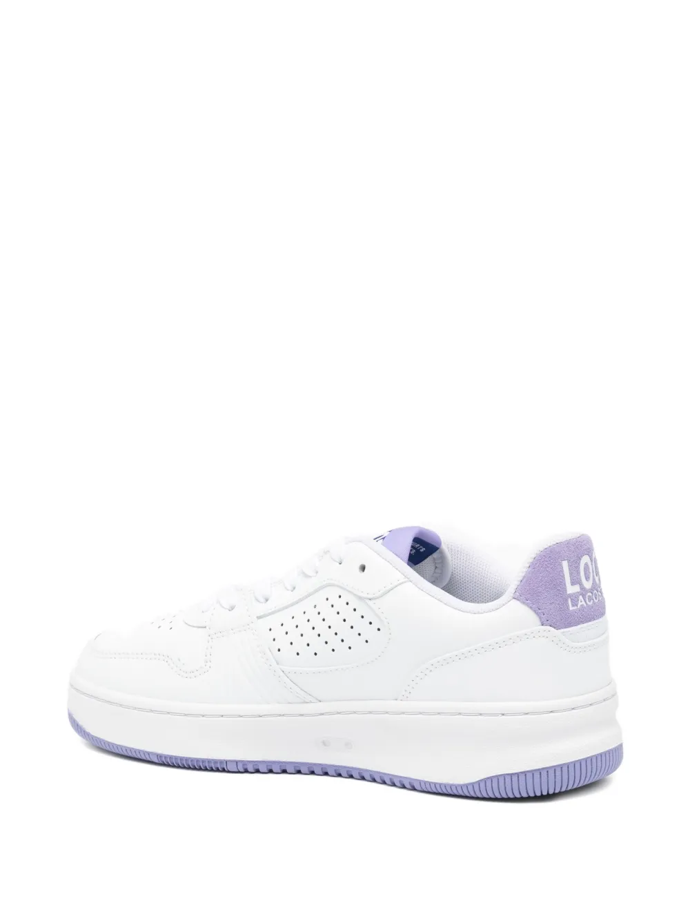 Lacoste L001 Set Leather Trainers In White
