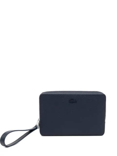 Lacoste logo-embossed clutch bag