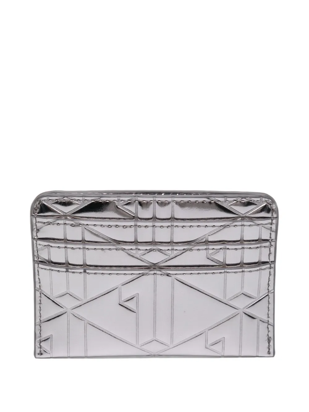 Lacoste Pasjeshouder met monogram - Metallic