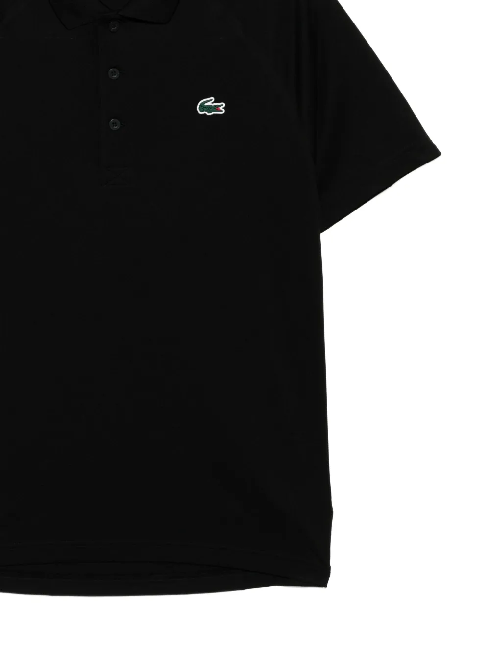 Lacoste Performance poloshirt met UV-bescherming Zwart