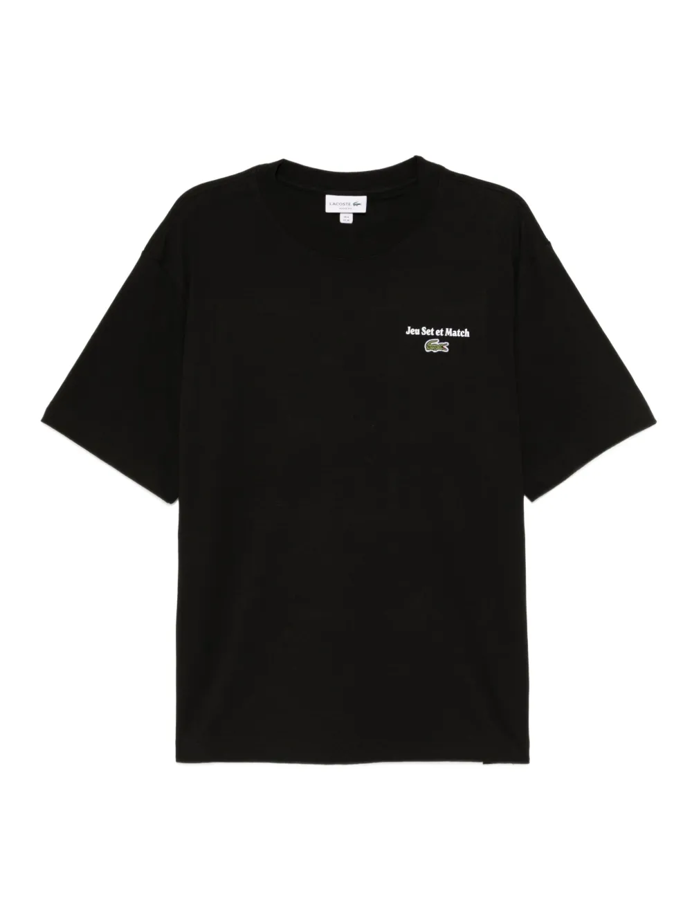Lacoste ロゴ Tシャツ - ブラック Lacoste ロゴ Tシャツ - ブラック