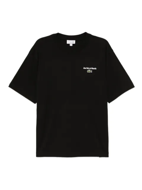Lacoste playera con logo bordado