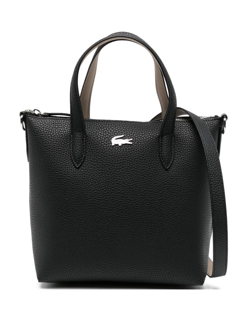 Lacoste Anna verticale shopper Zwart
