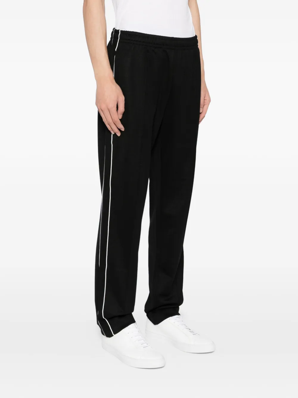 Lacoste Trainingsbroek met logopatch Zwart