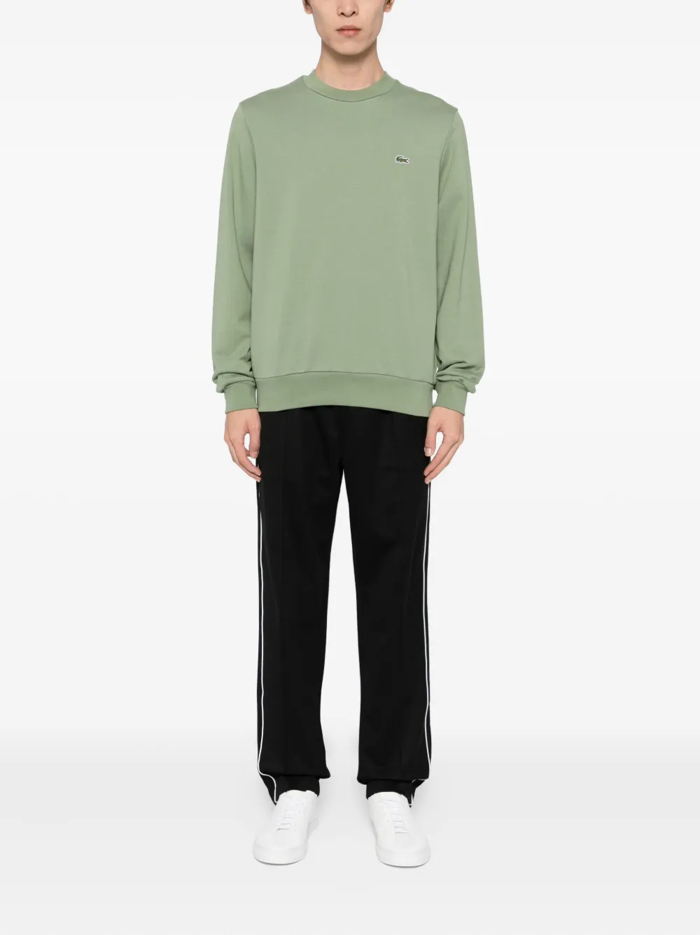 Lacoste Trainingsbroek met logopatch Zwart