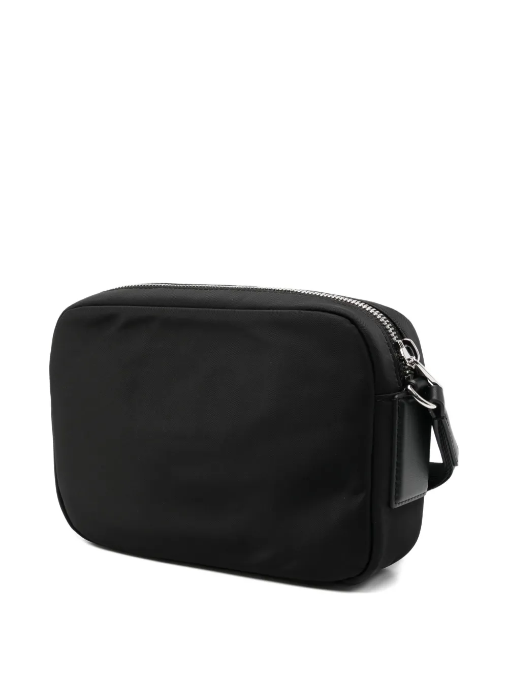 Lacoste Tas met logoplakkaat Zwart