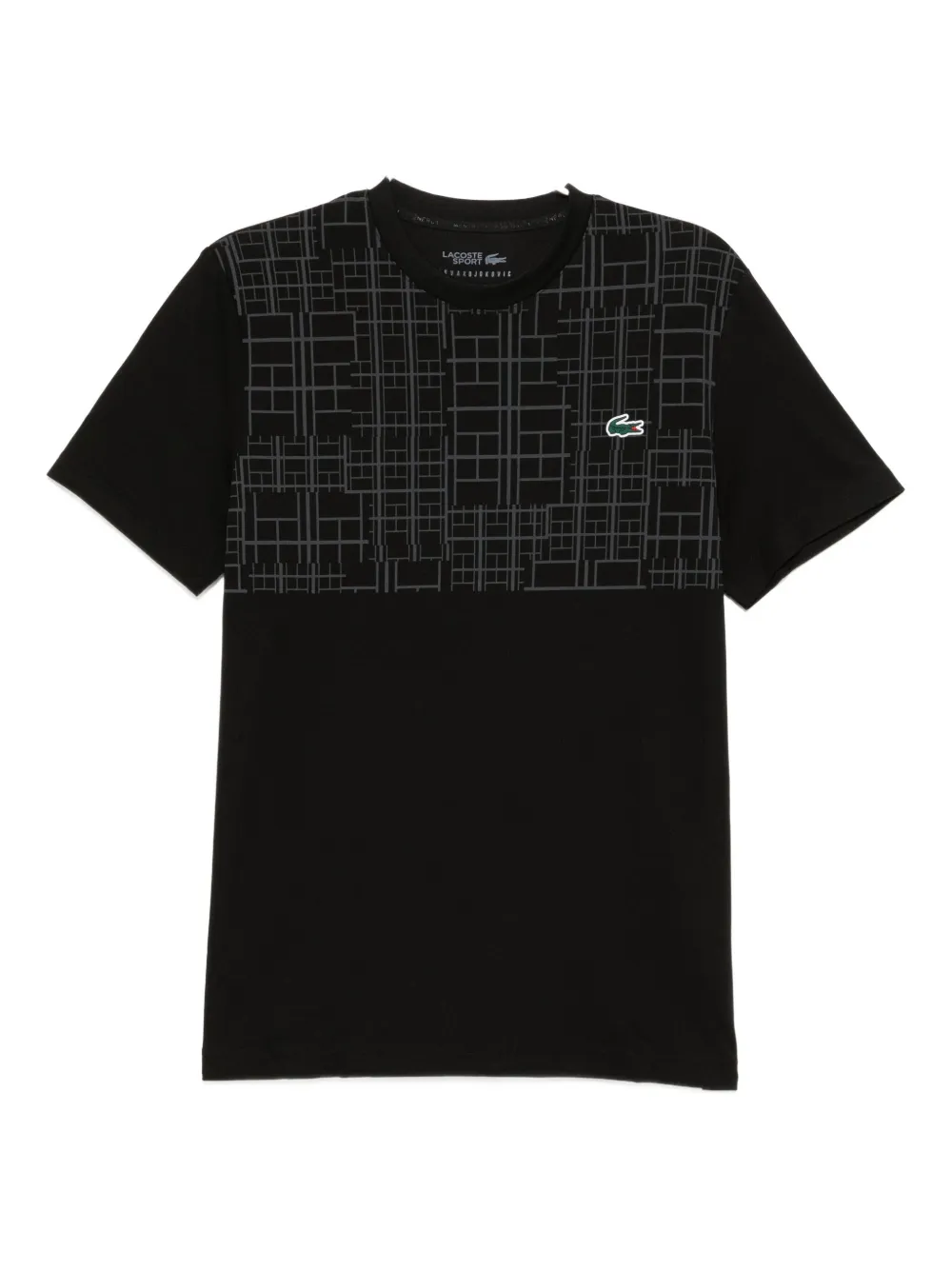 Lacoste X Novak Djokovic T-shirt In Black