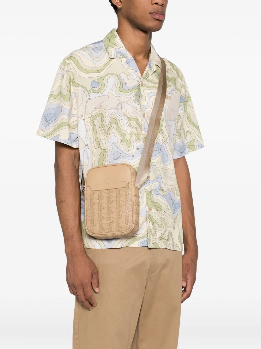 Lacoste The Blend schoudertas - Beige