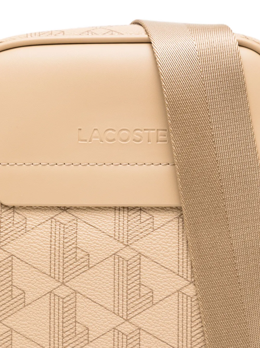 Lacoste The Blend Shoulder Bag In Neutral