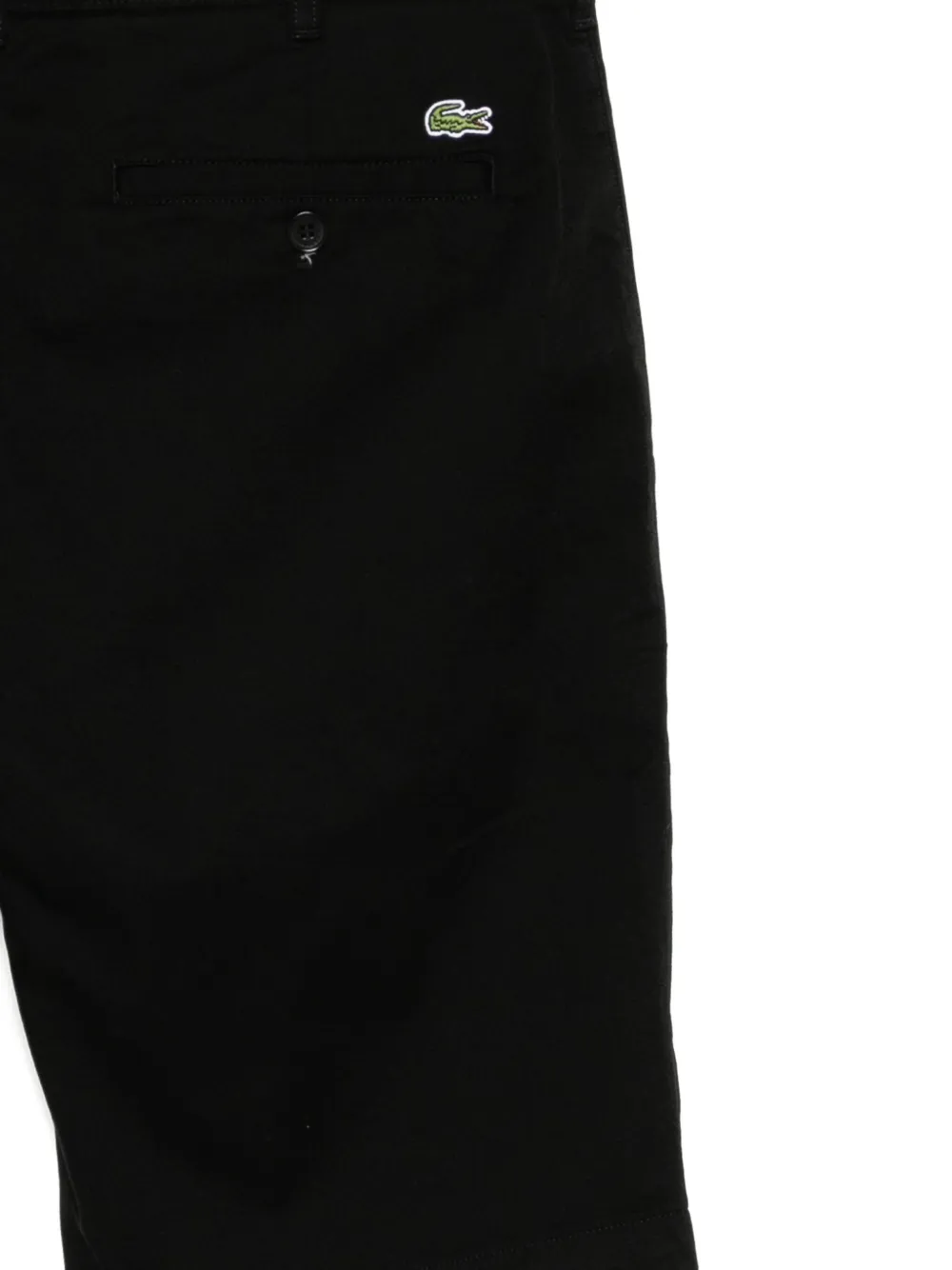 Lacoste Shorts met geborduurd logo Zwart