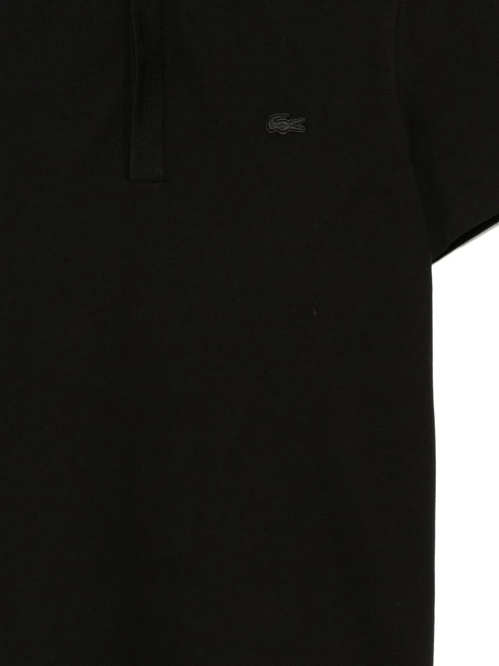 Lacoste Poloshirt met logo-applicatie Zwart