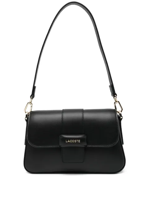 Lacoste logo-appliqué flap bag