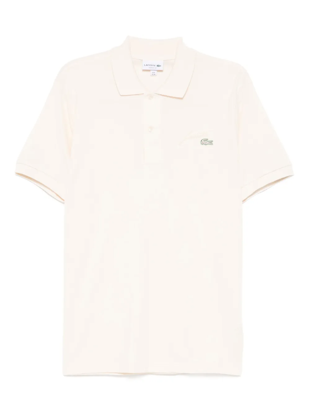 Lacoste Poloshirt met geborduurd logo Beige