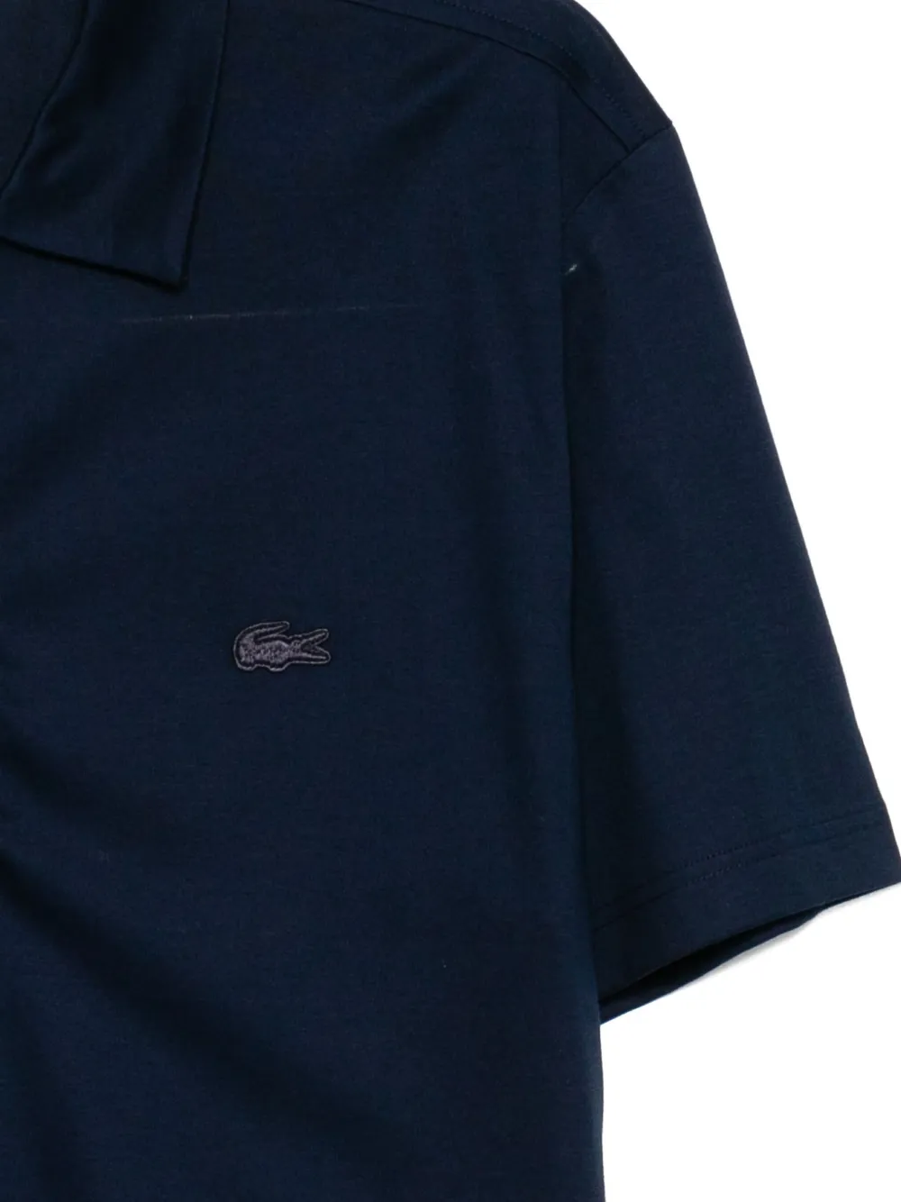Lacoste Poloshirt met geborduurd logo Blauw