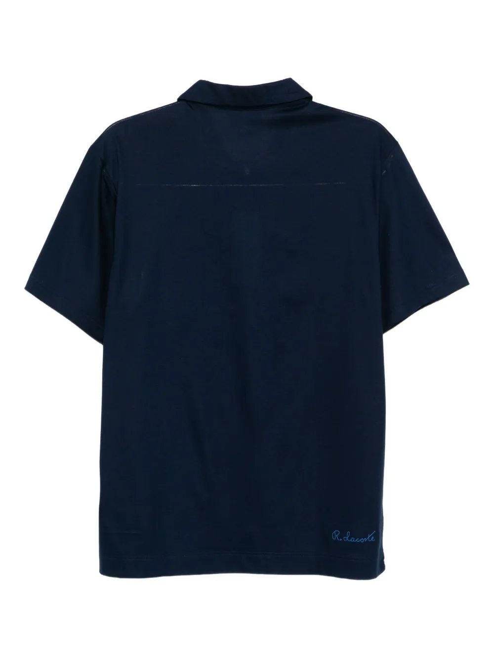 Lacoste Poloshirt met geborduurd logo - Blauw