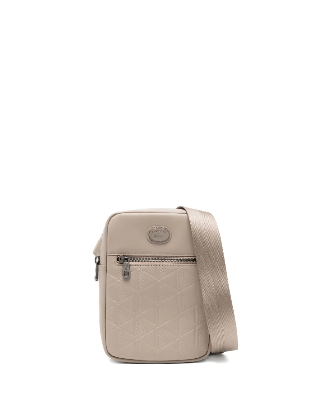 Lacoste Nomogramme satchel bag | Neutrals | Image 1