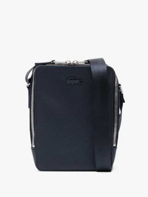 Lacoste logo-embossed messenger bag
