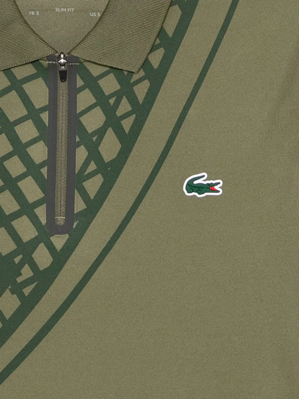 Lacoste Tennis poloshirt met print Groen