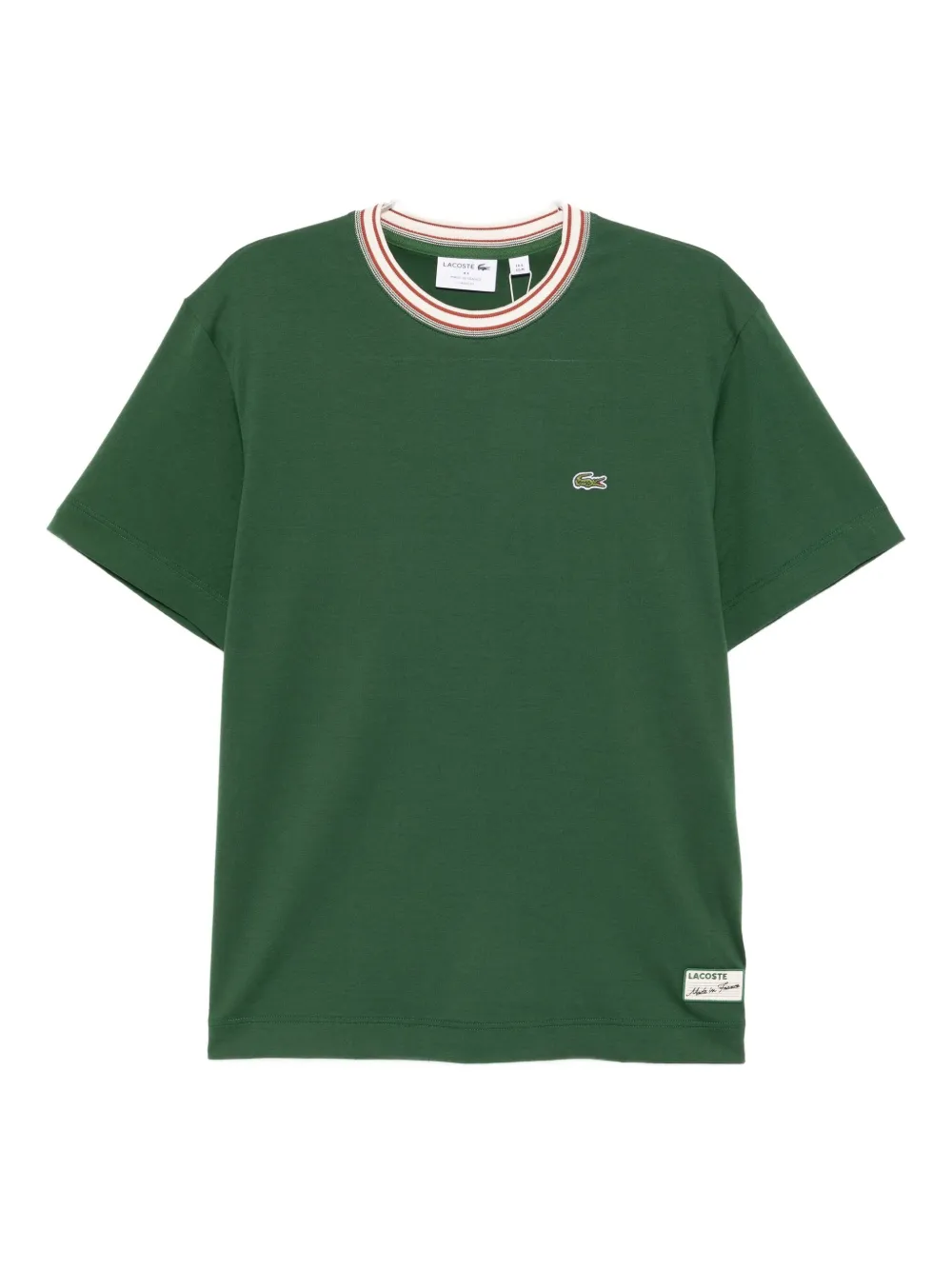 Lacoste Logo-patch T-shirt In Green