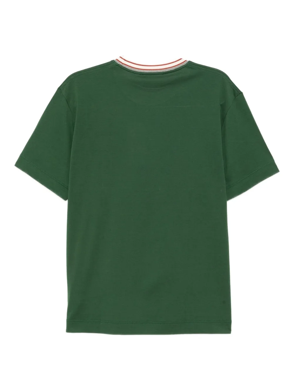 Lacoste logo-patch T-shirt - Groen
