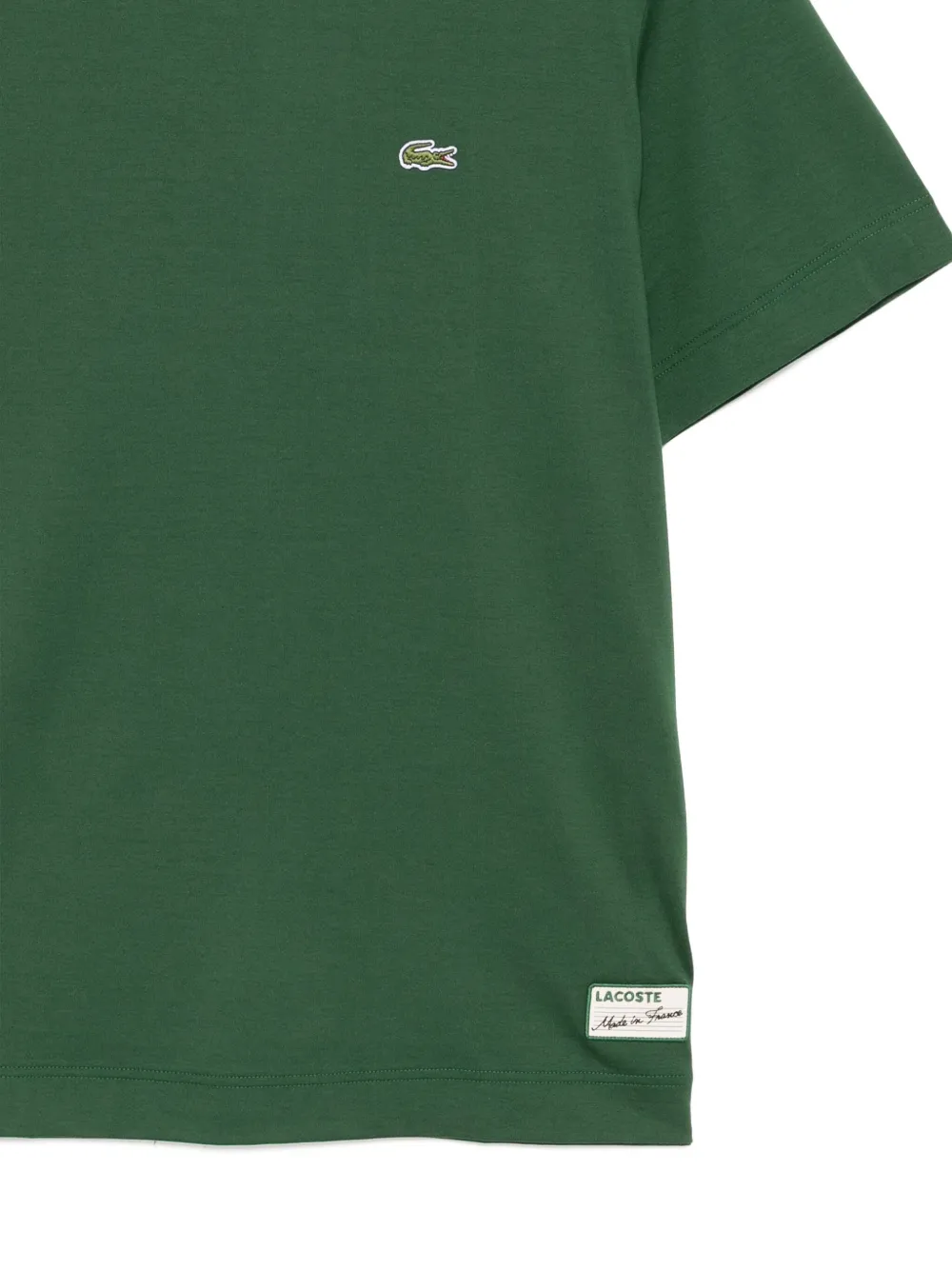 Lacoste Logo-patch T-shirt In Green