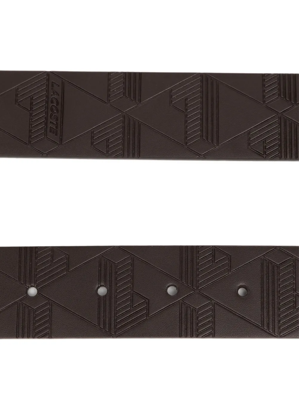 Lacoste monogram leather belt | Image 2