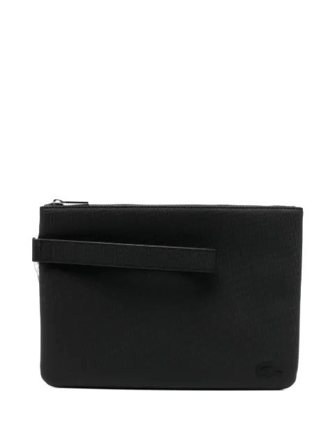 Lacoste embossed-logo clutch bag