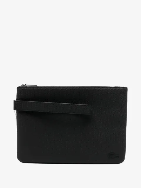 Lacoste embossed-logo clutch bag