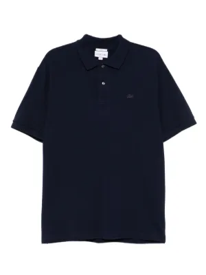 Casablanca Monogram Polo Shirt | Blue | FARFETCH IN