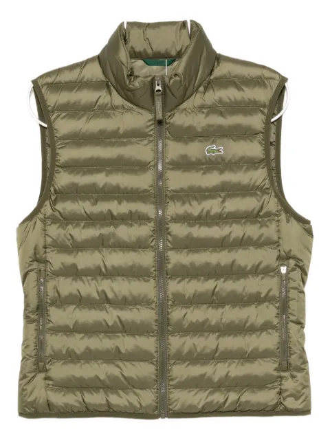 Lacoste zip quilted gilet