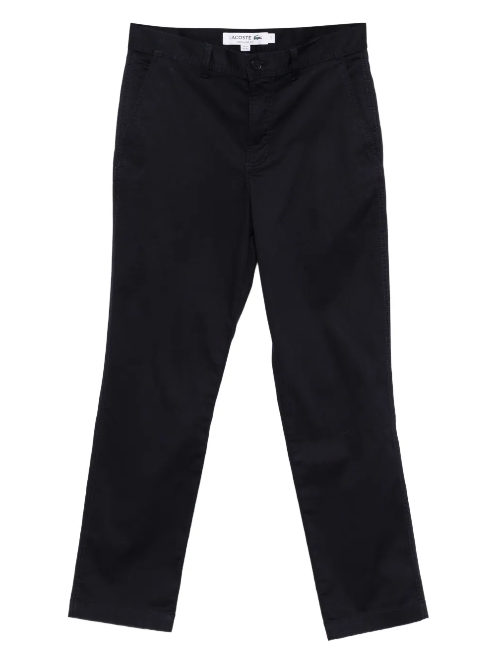 Lacoste Ribfluwelen chino Blauw