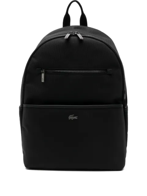 Lacoste logo-plaque backpack