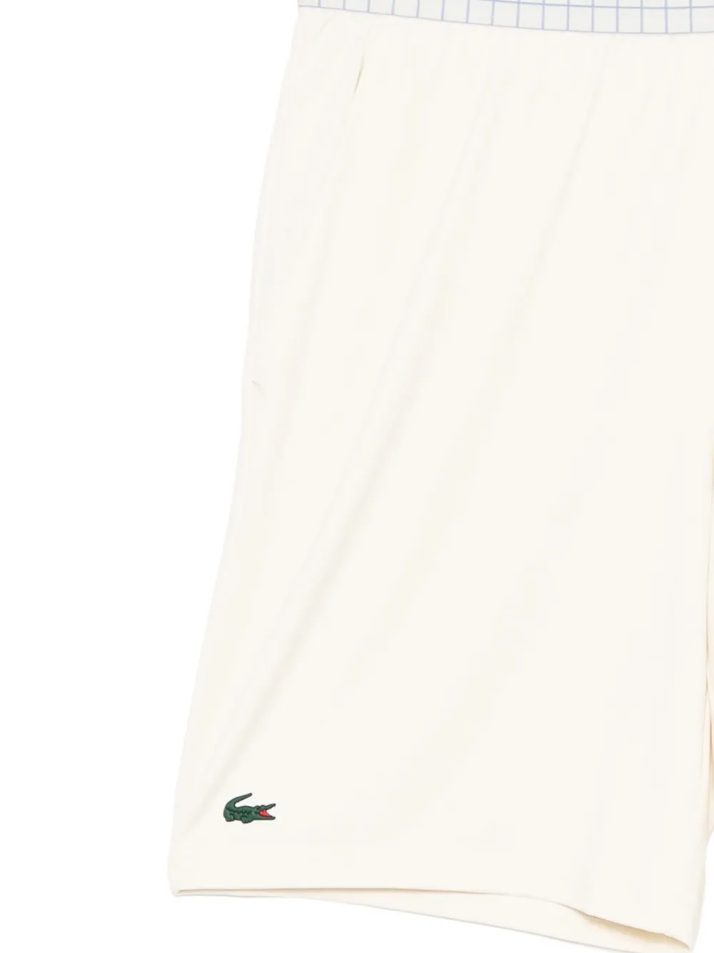 Lacoste Shorts met geborduurd logo Beige