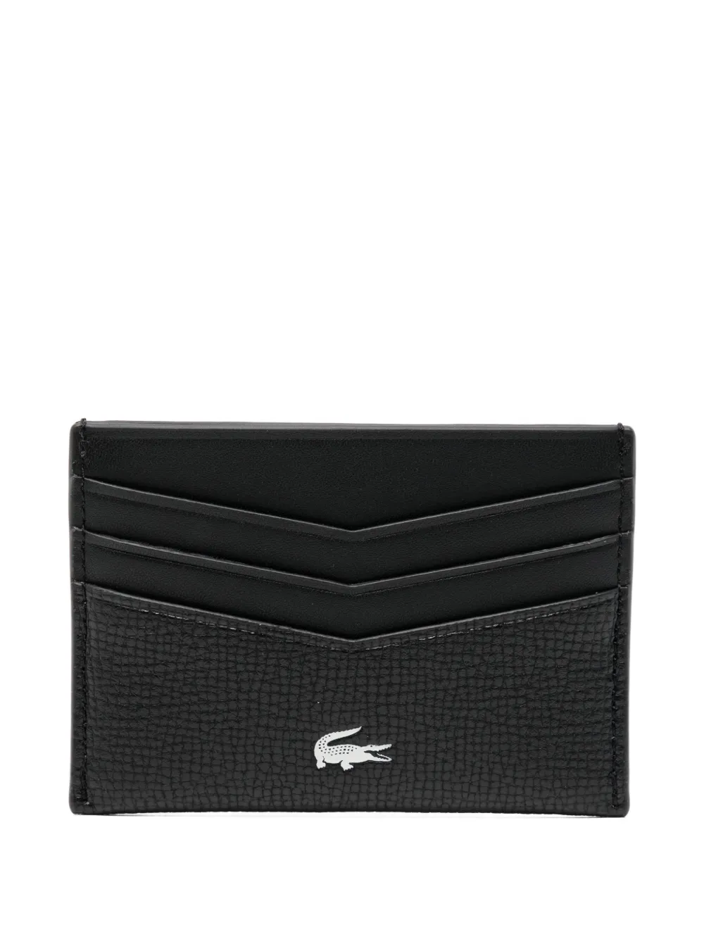 Lacoste Leren pasjeshouder Zwart