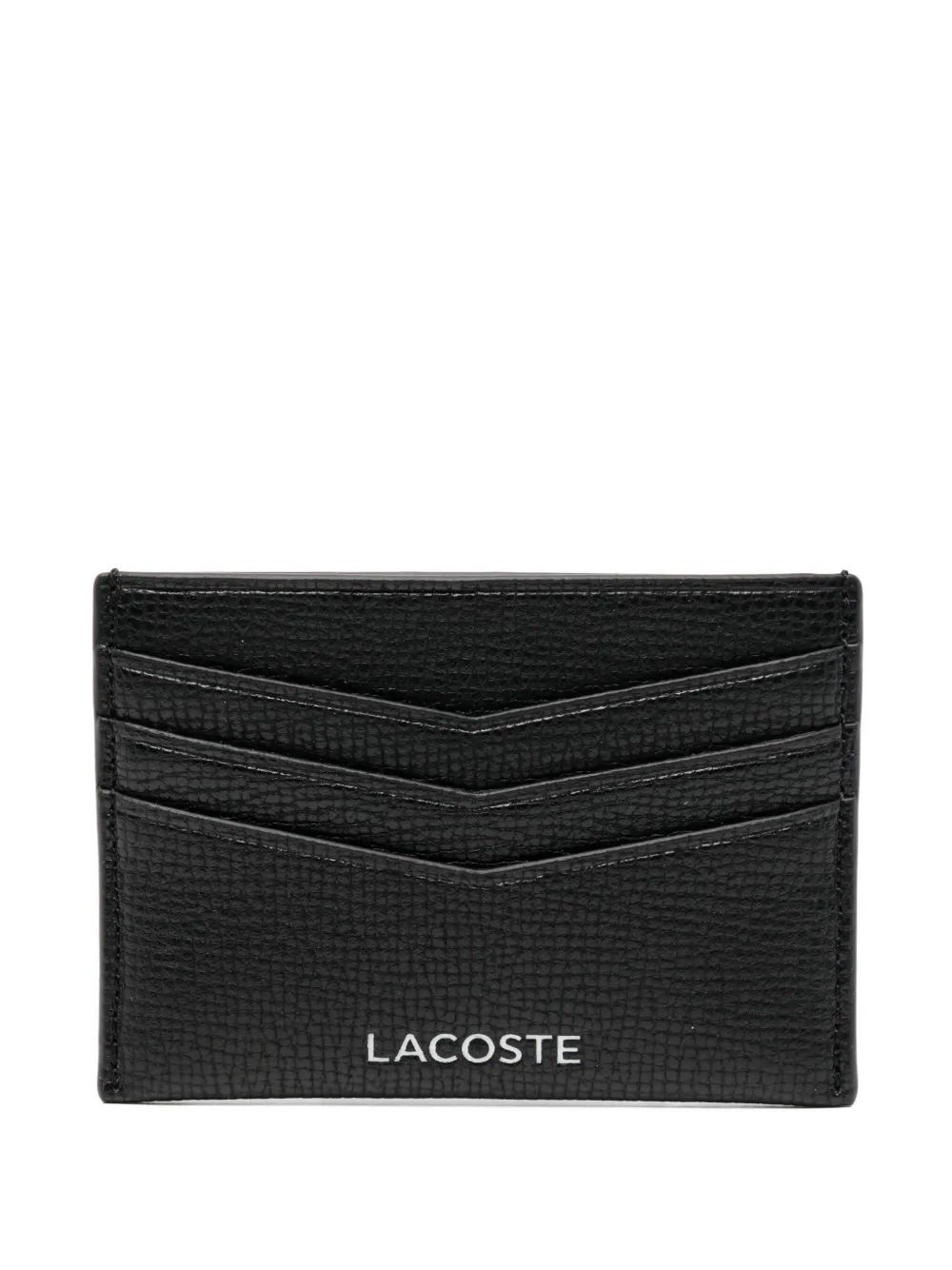Lacoste Leren pasjeshouder Zwart